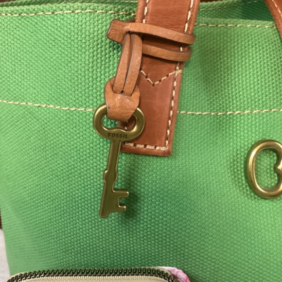 Fossil Colorblock Tote with Wallet - Picture 2 of 14